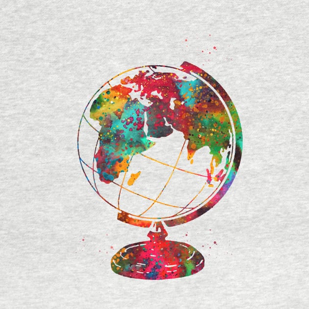 Vintage Globe Earth by erzebeth